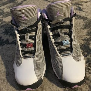 Air Jordan 13 Retro GS 'Houndstooth - SIZE 6y - PURPLE/GRAY